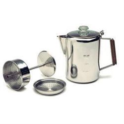 Stainless Steel Percolator, 9 Cups 049794132153
