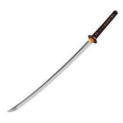 Katana, Warrior Series, Rayskin Handle, Wood Scabbard-UPC Code: 705442006534
