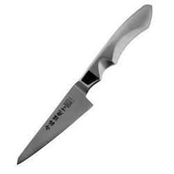 All Stainless Ultra-Chef Honesuki Knife, Damascus Blade, 5in MNA-ALAM-SC5