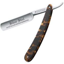 Straight Razor, Tortoise Handle, Carbon Steel, 6/8" 788857023679