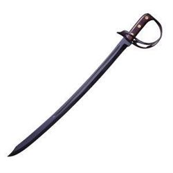 1917 Cutlass, Left Handed, Hardwood Handle, Leather Scabbard 705442010944