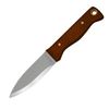 Image 1 : category header left Bushlore Knife, Walnut Handle, Plain-UPC Code: 7417000529012