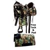 Image 1 : Green Camo Lightweight Western Synthetic Tack Saddle 15 18 [8195]
