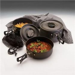 Cook Set, The Scouter, Hard Anodized Black Ice 049794134126