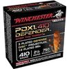 Image 1 : Winchester Elite PDX1 410 ga 2.5" 12 BB Pellet/3 Defense Disc 100 shells UPC # 020892020054
