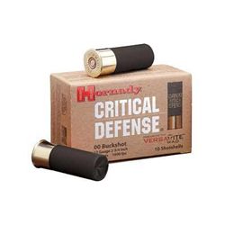 Hornady 86240 Critical Defense 12ga 2.75" 00 Buckshot 200 shells UPC # 090255862409