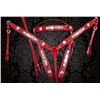 NEW Mahogany Headstall Reins Breast Collar Show Horse Tack Set [MT8102]