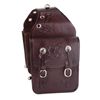 Hand Carved Extra Large Leather Horse Saddle Bags [B0704]