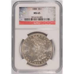 1888 MORGAN DOLLAR NGC MS-65