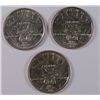 Image 2 : SET OF 1938 (P, D, S) ARKANSAS COMMEN HALF DOLLARS CH BU