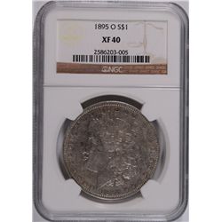 1895-O MORGAN DOLLAR NGC XF-40