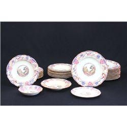 Partial Spode porcelain dinnerware set