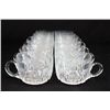 Image 1 : Cut glass punch cups