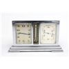 Image 1 : Abercrombie & Fitch chrome clock & barometer