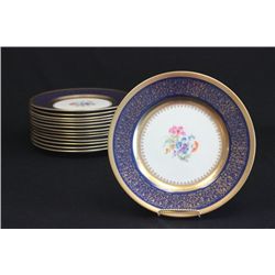 Set of 14 service plates