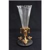 Image 1 : Bronze & crystal Victorian vase