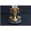 Image 3 : Bronze & crystal Victorian vase