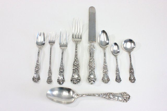 Rare George Shiebler Mauser Mfc. Co. flatware set