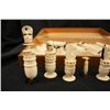 Image 3 : Indian bone figural chess set