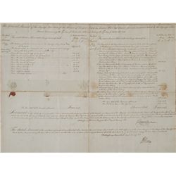 Rent For Province of New York 1766 For the King George III