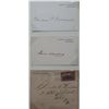 Image 1 : Grover Cleveland & Francis signed Executive Mansion Cards