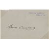 Image 2 : Grover Cleveland & Francis signed Executive Mansion Cards