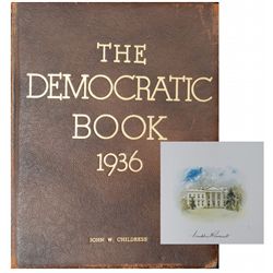 Franklin D. Roosevelt Signed "The Democratic Book" Embellished