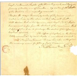 Major General Nathan Goodwin Revolutionary War Letter