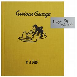 Margret Rey Signed Curious George