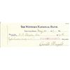 Image 1 : Orville Wright Check for Father's Funeral