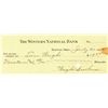 Image 1 : Lorin Wright Signed Check