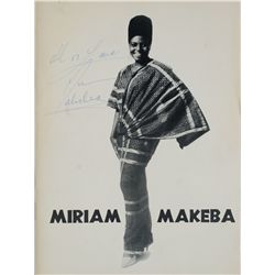 Miriam Makeba Signed Program