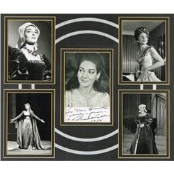Impressive Signed Maria Callas Photograph Display