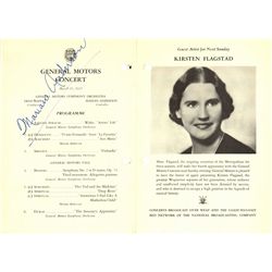 Marian Anderson Signed Program
