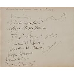 Cole Porter,Marlene Dietrich,Roger Stevens and host of other stars