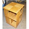 Image 2 : Nice oak wood DVD/CD Swivel Display