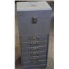 Image 1 : Vintage Metal 6 Drawer Storage Unit