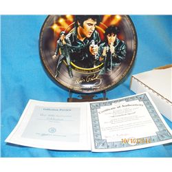 2-Elvis Presley Commerative Plates