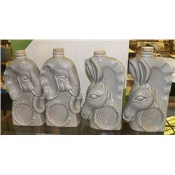 4- Political Decanters/Ashtrays