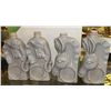 Image 1 : 4- Political Decanters/Ashtrays