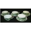 Image 1 : 5 Cups & Saucers Hand Painted