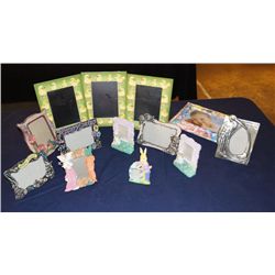 13- Assorted Easter & Baby Theme Picture Frames.
