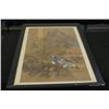 Image 2 : Vintage  Asian picture with wood frame