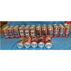 Empty Coca-Cola Cans