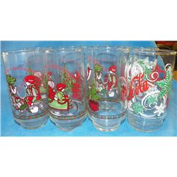 8 Vintage Coca-Cola Glasses