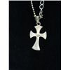 Image 3 : .925 Cross On Chain 16 in.