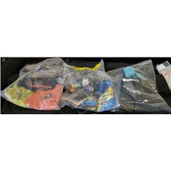 3 Extra Large Clear Bags Police Seized New Items.