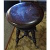 Image 1 : Vintage piano stool, adjustable.