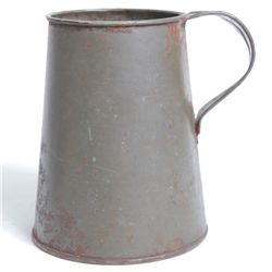 Civil War 5.5" Tin Tankard - Field Cup Mug Great Patina