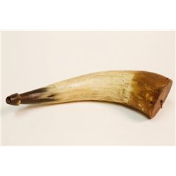 Classic Early Antique Powder Horn Late 1700's-1800's